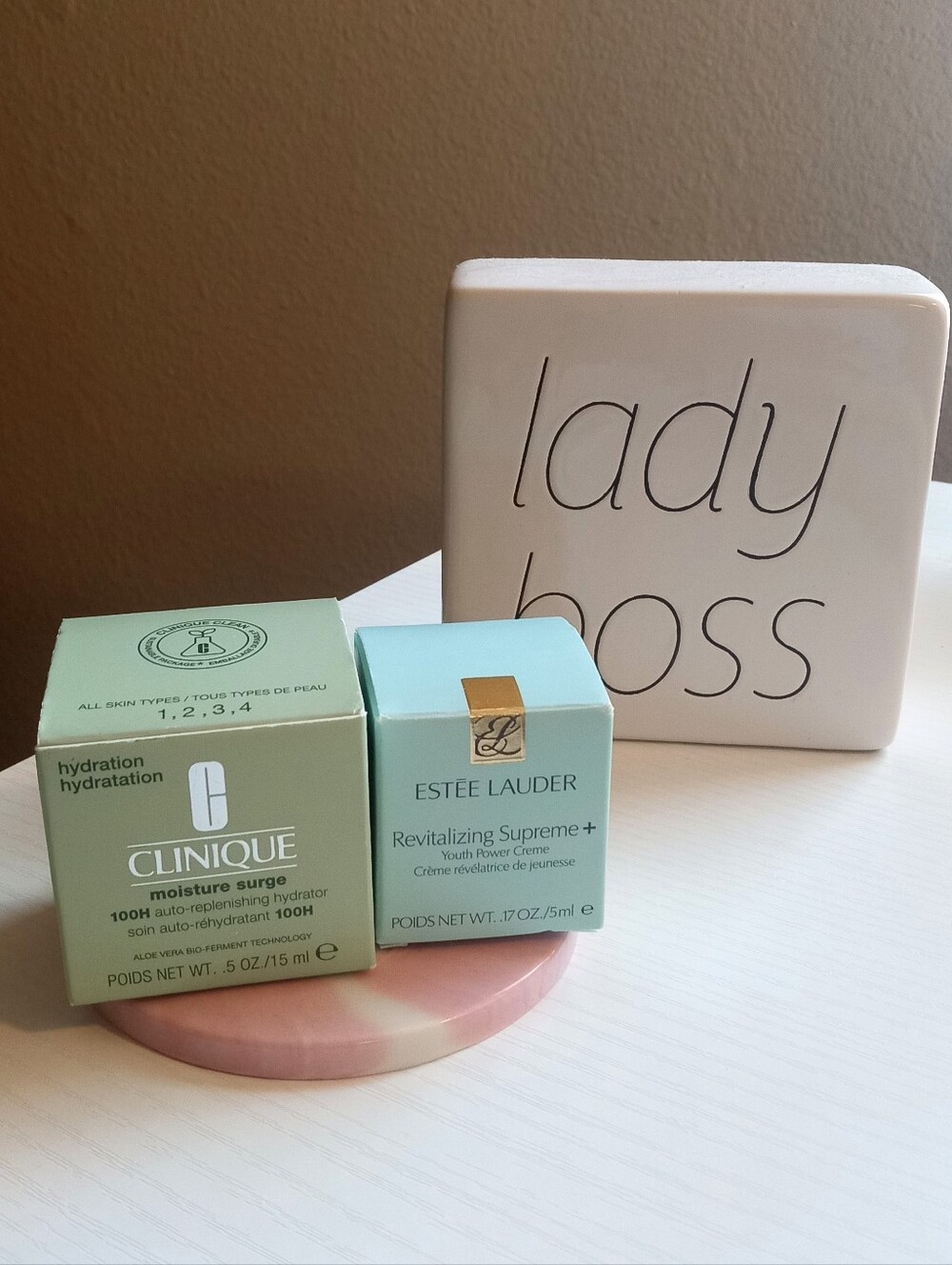 Clinique Moisture Surge & Estee Lauder Skincare Bundle